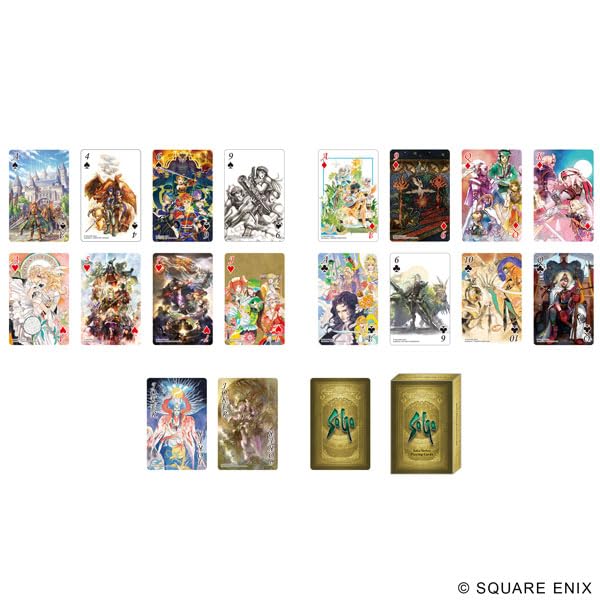 "SaGa" Series Playing Cards