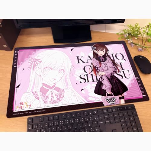 "Rent-A-Girlfriend" Original Illustration Rubber Mat Mizuhara Chizuru / Gothic Style Date Costume
