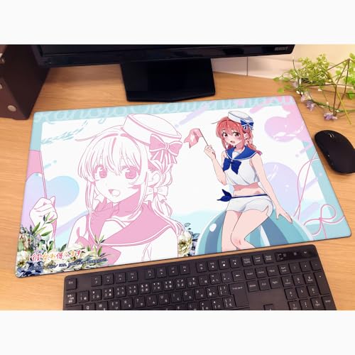 "Rent-A-Girlfriend" Original Illustration Rubber Mat Sakurasawa Sumi / Marine Sailor Swimwear