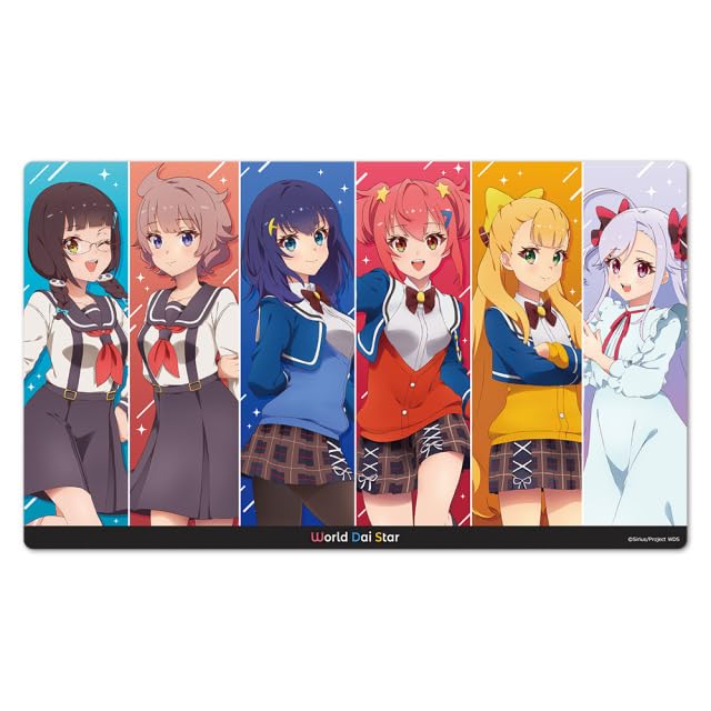 "World Dai Star" Character Rubber Mat