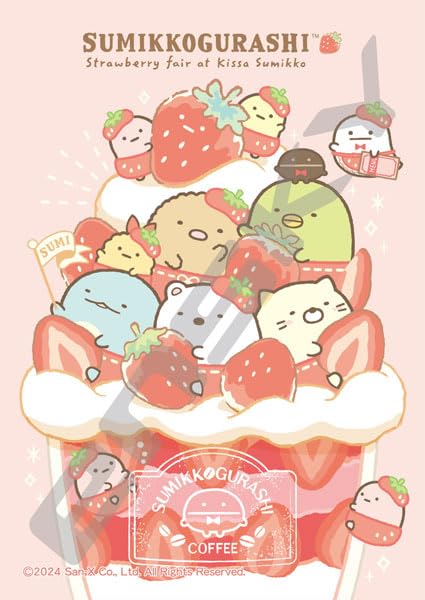 "Sumikkogurashi" Jigsaw Puzzle 208 Piece 208-ML06 Strawberry Fair at Kissa Sumikko (Parfait)