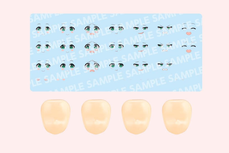 Sousai Shojo Teien Customize Face & Decal Set Vol. 4 En Morikura Design