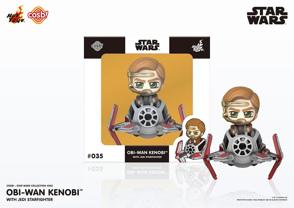 Cosbi Star Wars Collection #035 Obi-Wan Kenobi & Jedi Starfighter "Star Wars"