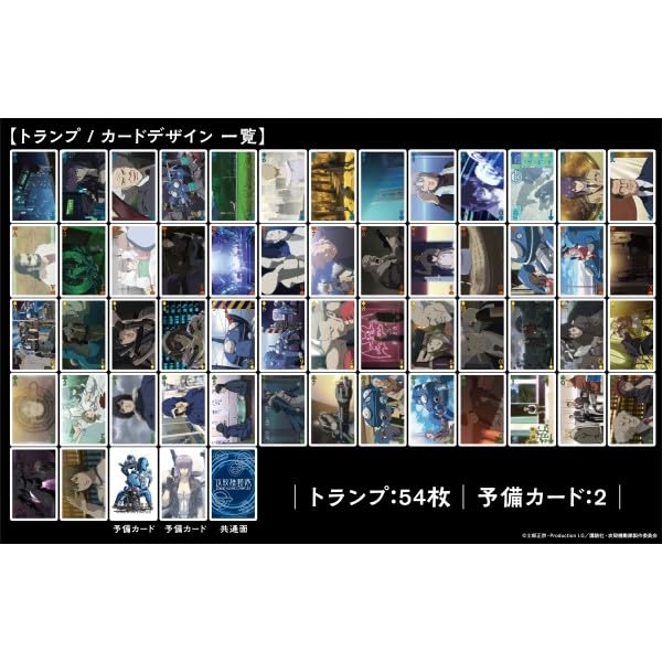 "Ghost in the Shell STAND ALONE COMPLEX" SR Playing Cards
