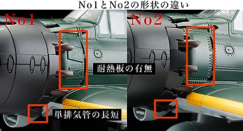 HJ Model Kit Series Die-cast Fighter Series No. 1 1/32 Type 0 Fighter Model 52 The 601st Naval Air Group Japanese Aircraft Carrier Taiho