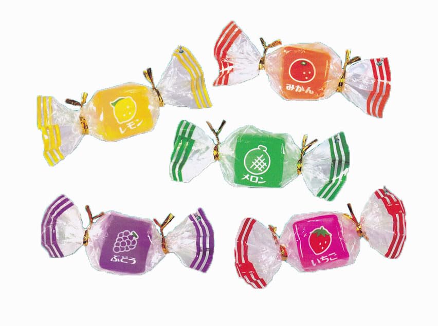 Natsukashi Jelly Sweets Punipuni Mascot Ball Chain