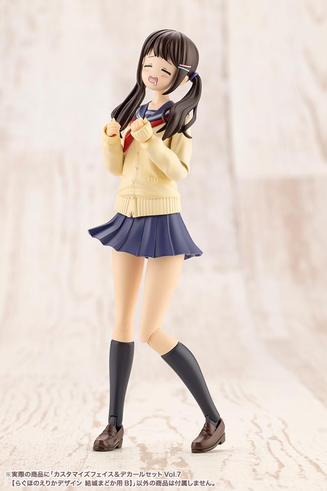 Sousai Shojo Teien Customize Face & Decal Set Vol. 7 Raguhonoerika Design for Yuki Madoka B