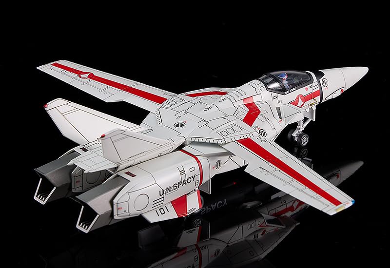 "Macross" PLAMAX PX06 1/72 VF-1J Fighter Valkyrie Vermilion Platoon (Ichijyo Hikaru's Fighter)