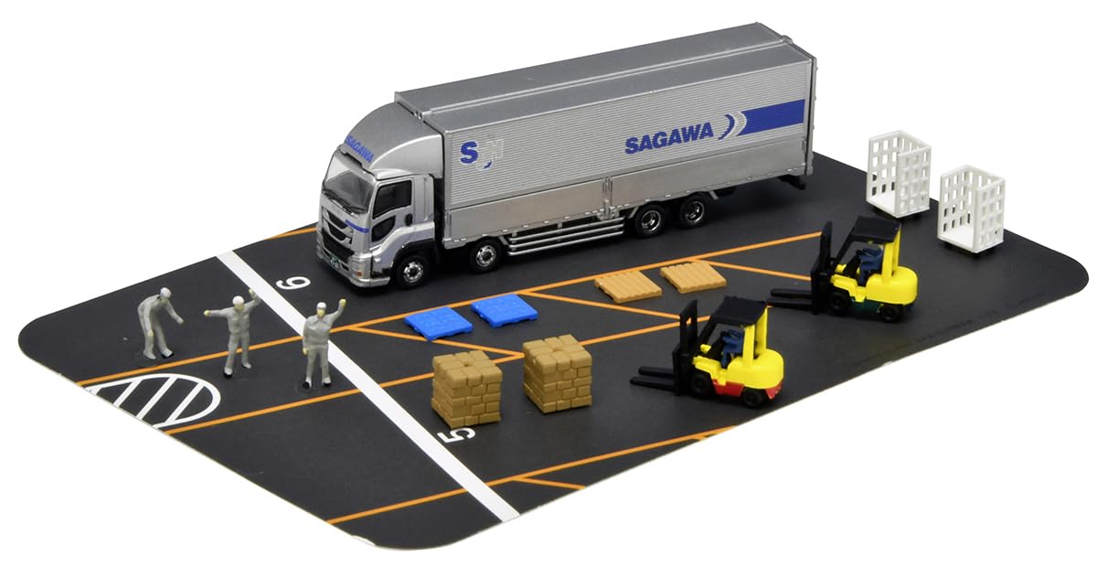 The Truck Collection Logistics Field Wing Van Set B Sagawa Express