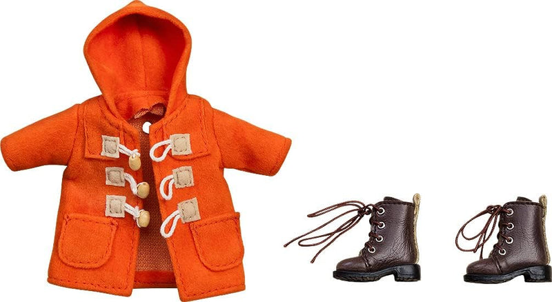 Nendoroid Doll Warm Clothing Set Boots & Duffle Coat (Orange)