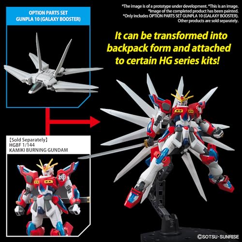 Optional Parts Set Gunpla 10 "Gundam Build Fighters Battlogue" (Galaxy Booster)