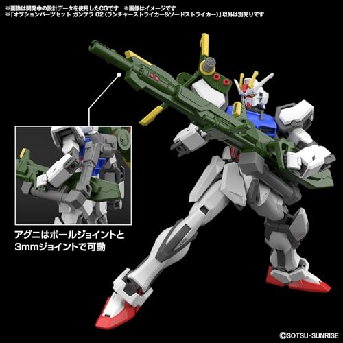Optional Parts Set Gunpla 02 "Mobile Suit Gundam SEED" (Launcher Striker & Sword Striker)