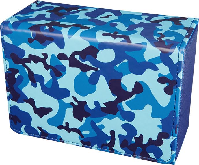 Synthetic Leather Deck Case W Camouflage Blue