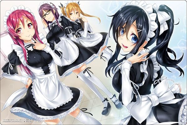 Bushiroad Rubber Mat Collection V2 Vol. 1157 Dengeki Bunko "And you Thought There Is Never A Girl Online?" Maid Cafe