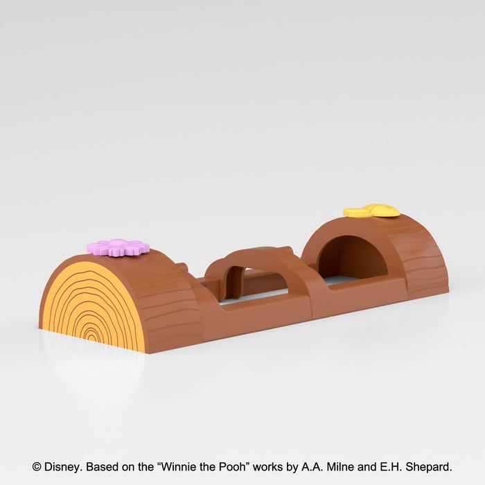 青島文化教材社 楽プラ トコトコ No.DP-15 くまのプーさん プー＆ピグレット 色分け済みプラモデル