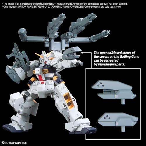 Optional Parts Set Gunpla 07 "Gundam Build Fighters Try" (Powered Arms Powereder)