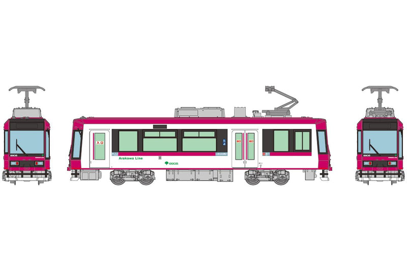 Railway Collection Bureau of Transportation Tokyo Metropolitan Government Type 8900 (Rose Red)