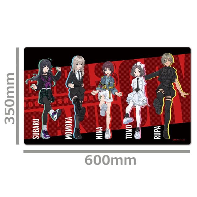 "Girls Band Cry" Character Rubber Mat TOGENASHI TOGEARI Vol. 1