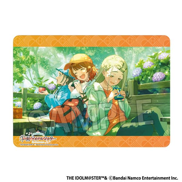 "Gakuen Idolmaster" Illustration Play Mat Next Turn New Challenge Went Without a Hitch!
