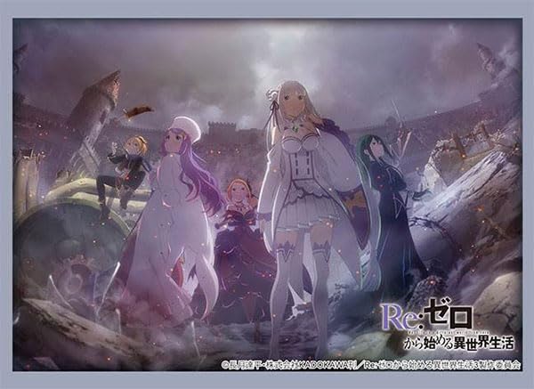 Bushiroad Sleeve Collection High-grade Vol. 4464 "Re:Zero kara Hajimeru Isekai Seikatsu" 3rd Season Emilia & Felt & Crusch & Anastasia & Priscilla