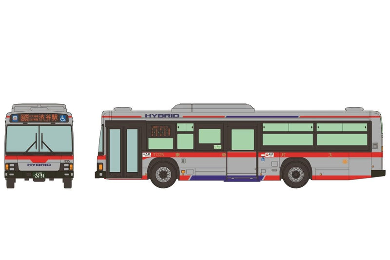 The Bus Collection Thank You Tokyu Transses Tokyu Bus Consignment Vehicle 5 Car Set