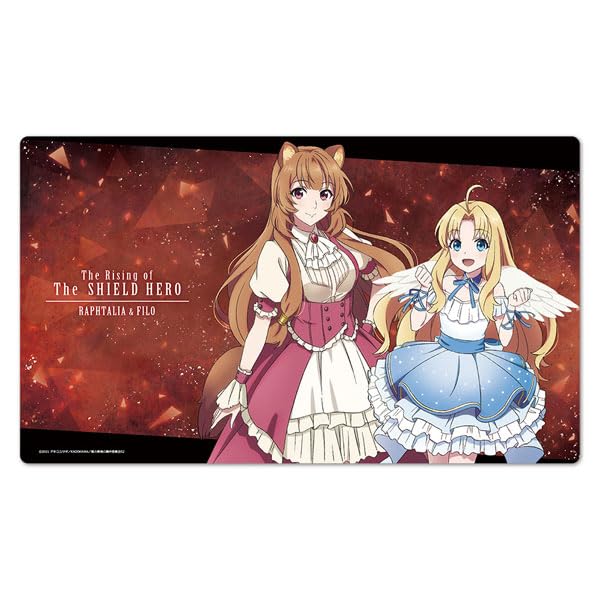 "The Rising of the Shield Hero Season 2" Character Rubber Mat C Raphtalia & Filo