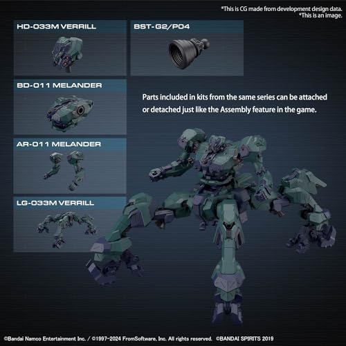 30MM "Armored Core VI: Fires of Rubicon" RaD BALAM INDUSTRIES BD-011 MELANDER LIGER TAIL