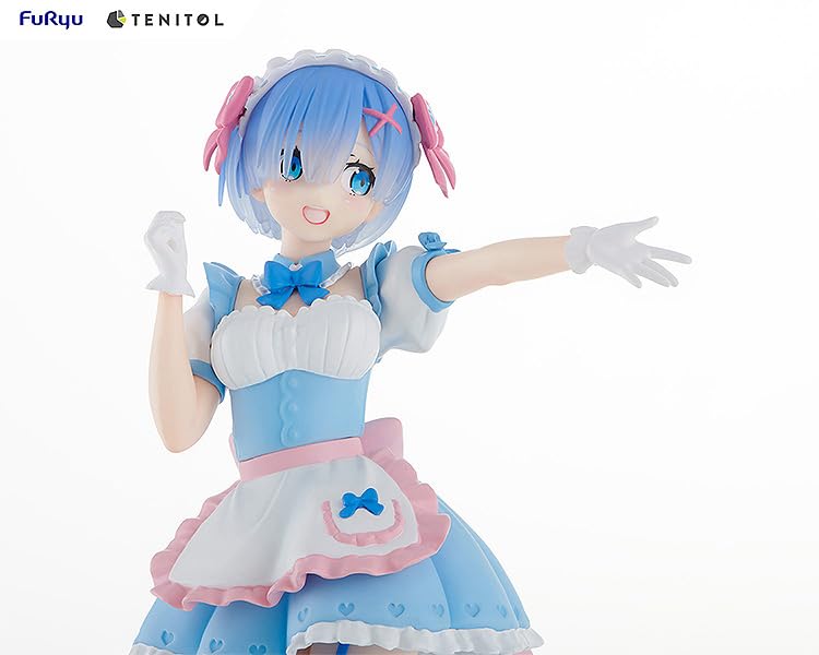 TENITOL "Re:Zero kara Hajimeru Isekai Seikatsu" Yumekawa Maid Rem & Ram Set With Bonus