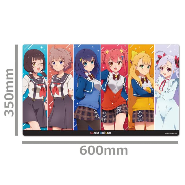 "World Dai Star" Character Rubber Mat