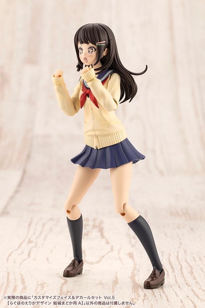 Sousai Shojo Teien Customize Face & Decal Set Vol. 5 Raguhonoerika Design for Yuki Madoka A