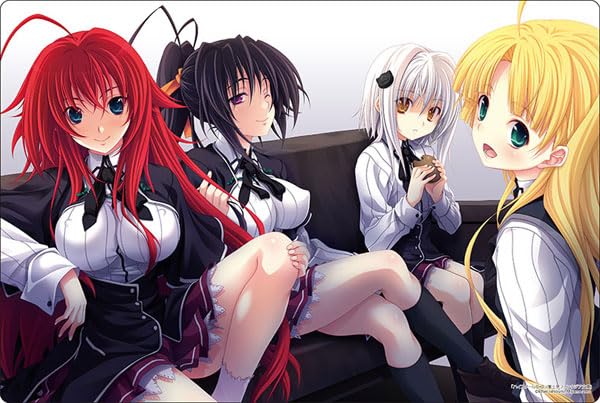 Bushiroad Rubber Mat Collection V2 Vol. 1509 Fujimi Fantasia Bunko "High School DxD" Rias & Asia & Akeno & Koneko