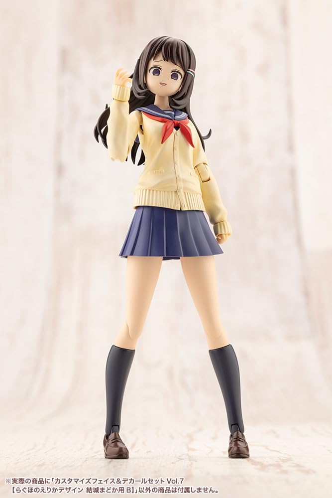 Sousai Shojo Teien Customize Face & Decal Set Vol. 7 Raguhonoerika Design for Yuki Madoka B