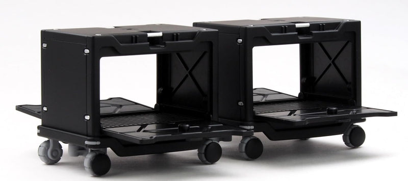 1/12 HAKOBU / CART & CONTAINER 2 Pack Set Black Ver.
