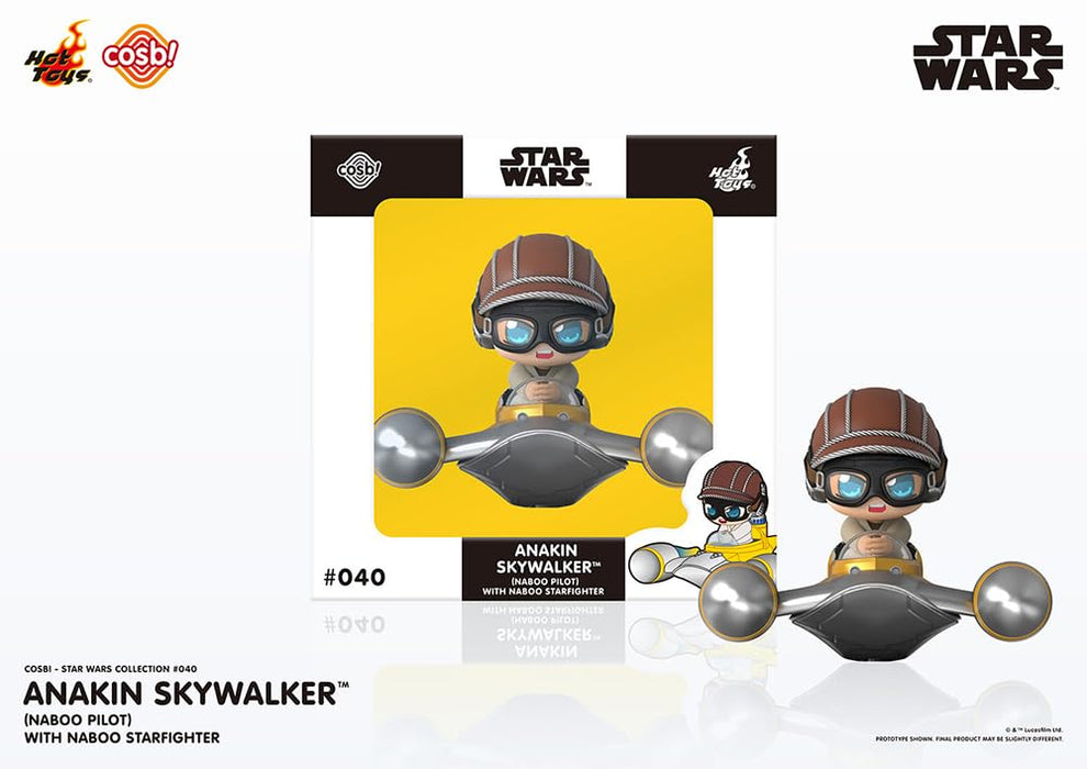 Cosbi Star Wars Collection #040 Anakin Skywalker (Naboo Pilot) & Naboo Starfighter "Star Wars"