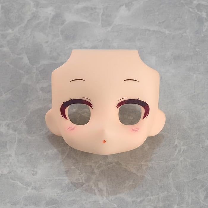 Nendoroid Doll Customizable Face Plate Narrowed Eyes: With Makeup (Cream)