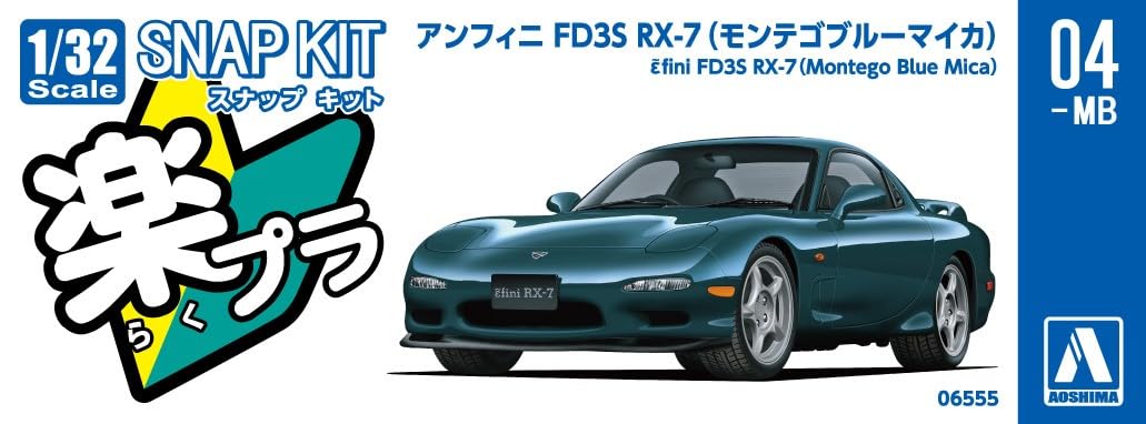 RakuPla Snap Kit 04-MB Efini FD3S RX-7 (Montego Blue Mica)