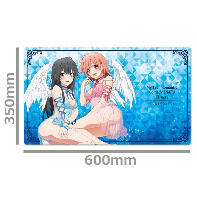 "Yahari Ore no Seishun Love-come wa Machigatteiru. Kan" Character Rubber Mat E Yukino & Yui Angel Ver.