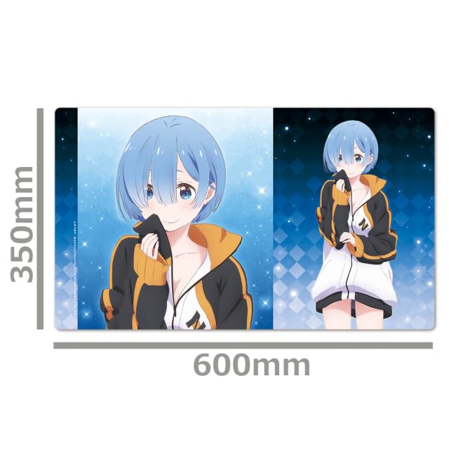 "Re:Zero kara Hajimeru Isekai Seikatsu" Character Rubber Mat Rem Subaru's Jersey Ver.