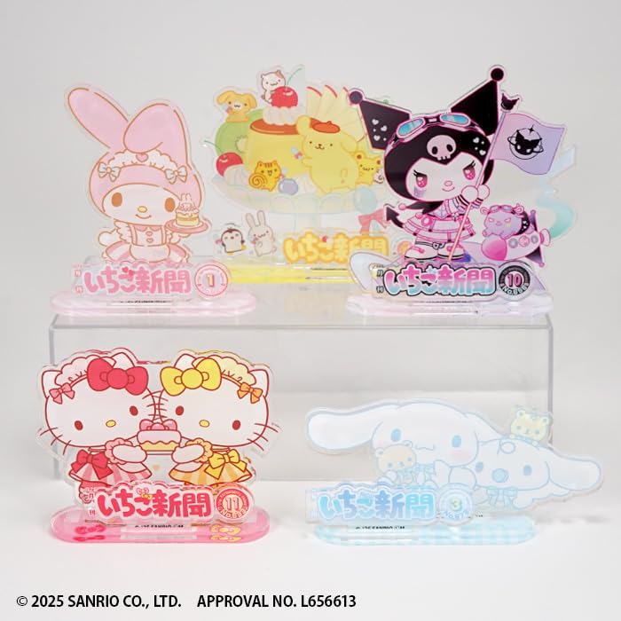 Sanrio Characters The Strawberry News 50th Acrylic Stand