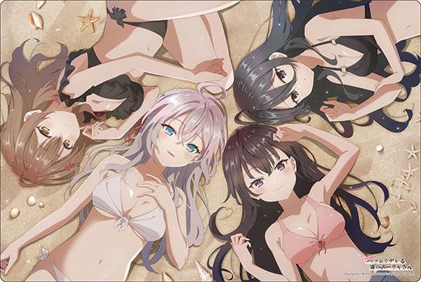 Bushiroad Rubber Mat Collection V2 Vol. 1458 "Alya Sometimes Hides Her Feelings in Russian" Alya & Yuki & Masha & Ayano Swimwear Ver.
