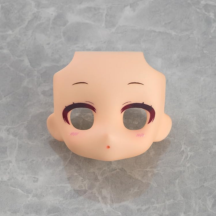 Nendoroid Doll Customizable Face Plate Narrowed Eyes: With Makeup (Peach)