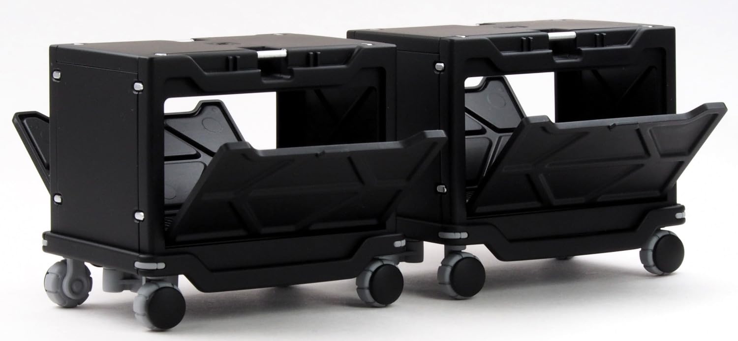 1/12 HAKOBU / CART & CONTAINER 2 Pack Set Black Ver.