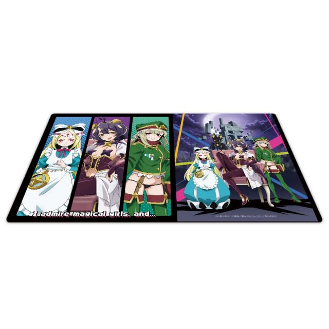 "Gushing Over Magical Girls" Character Rubber Mat Magia Baiser & Leoparde & Nero Alice