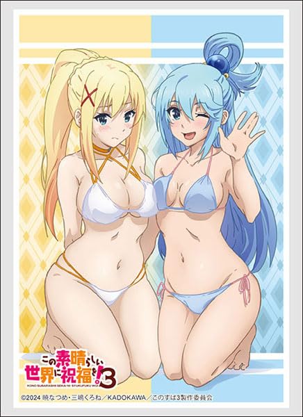 Bushiroad Sleeve Collection High-grade Vol. 4466 "Kono Subarashii Sekai ni Shukufuku wo! 3" Aqua & Darkness Swimwear Ver.