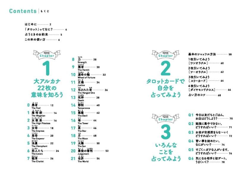 ちいかわ タロット 22枚のオリジナルカード付き