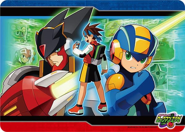 Character Rubber Mat "Mega Man Battle Network" Team of Colonel Revival