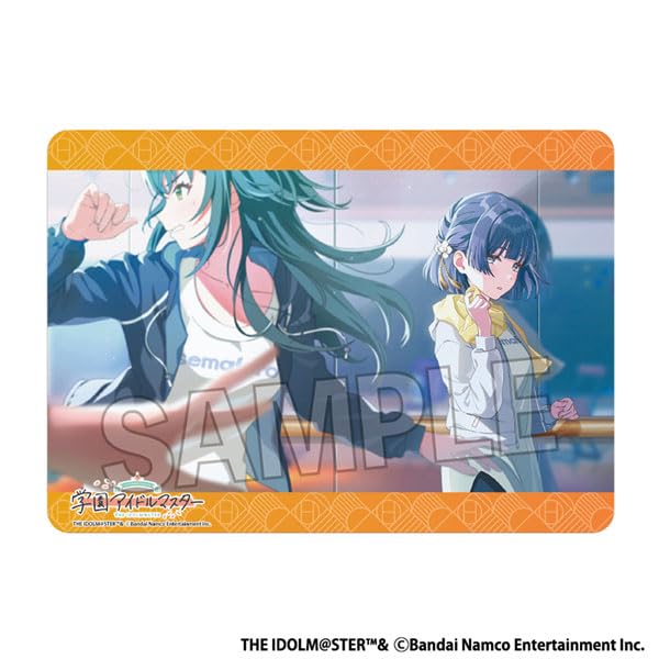 "Gakuen Idolmaster" Illustration Play Mat Next Turn You're Pushing Yourself, Again