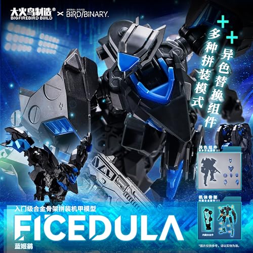 BIGFIREBIRD BUILD "BIRD/BINARY" FICEDULA PLASTIC MODEL KIT