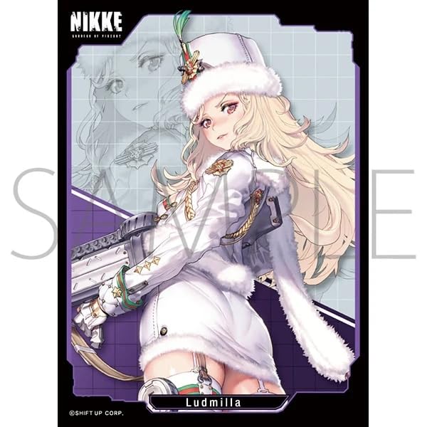 Chara Sleeve Collection Matt Series "Goddess of Victory: Nikke" Ludmilla No. MT2050
