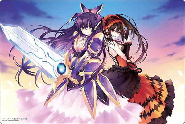 Bushiroad Rubber Mat Collection V2 Vol. 1405 Fujimi Fantasia Bunko "Date A Live" Yatogami Tohka & Tokisaki Kurumi